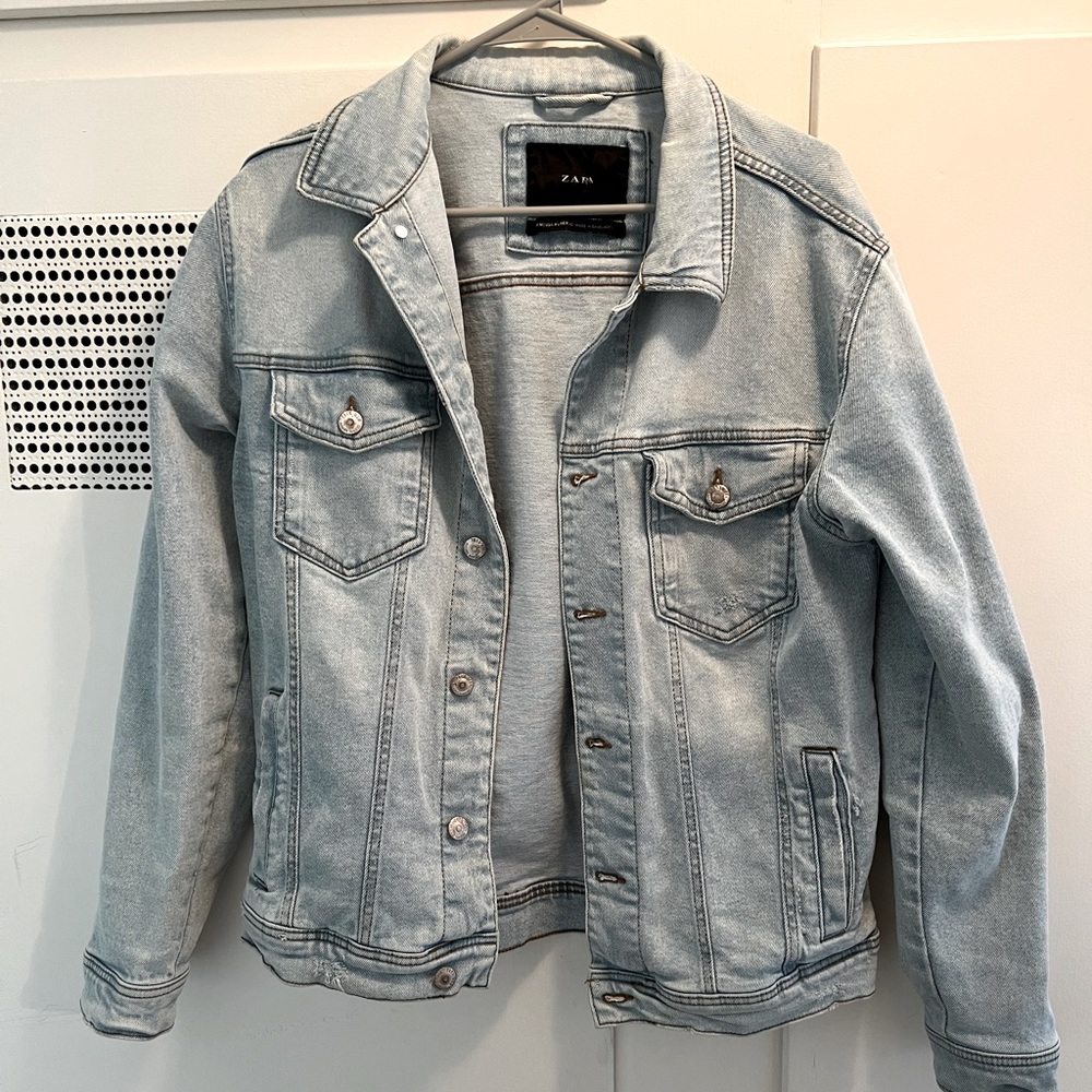 Oversized jean jacket